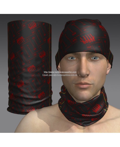  Custom Multifunctional tubular headwear, seamless tube supplier(Multi headwear with logo)